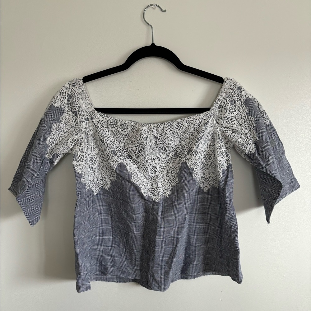 Zara Top with Lace